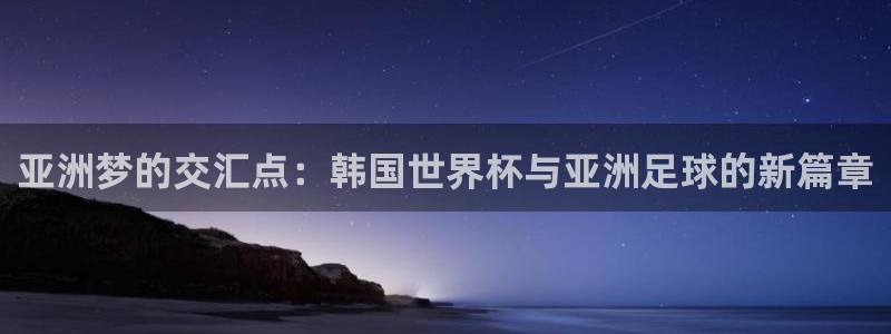 2026世界杯官网入口:亚洲梦的交汇点:韩国世界杯与亚洲足球的新篇章